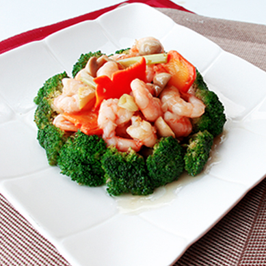 shrimp-broccoli-flower